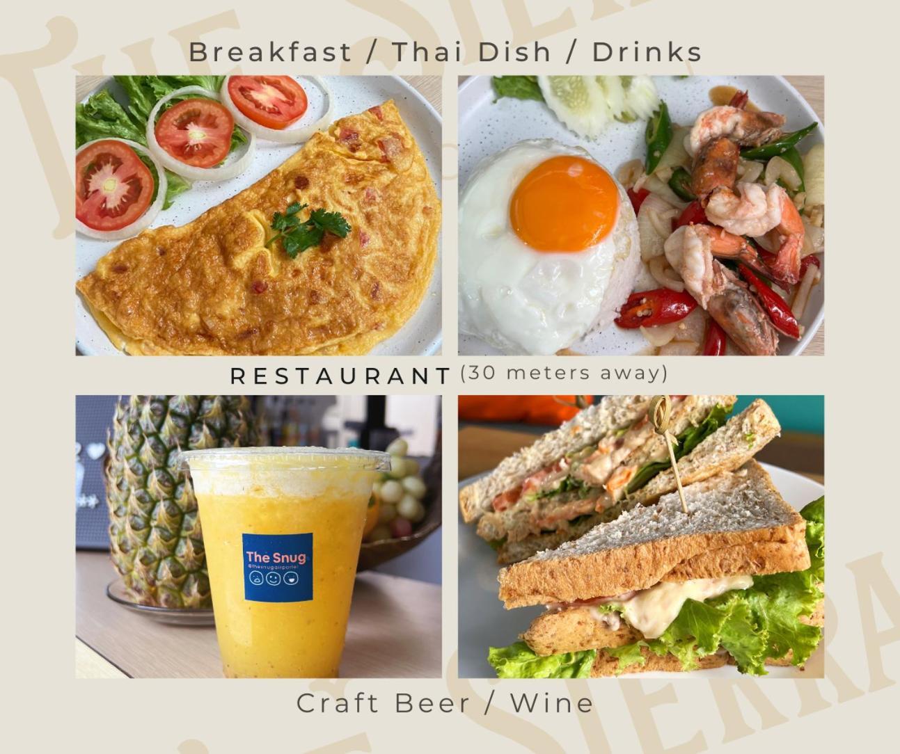 Sierra Hostel Nai Yang Ngoại thất bức ảnh
